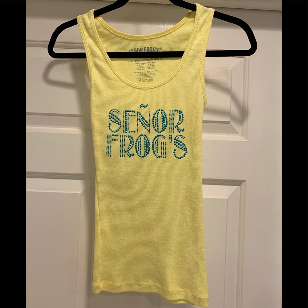 Yellow Señor Frogs Tank
